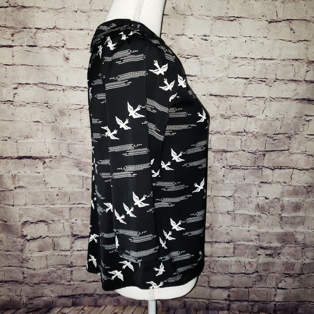 Cute Vintage Style retro look Bird Shirt - Picture 5 of 6